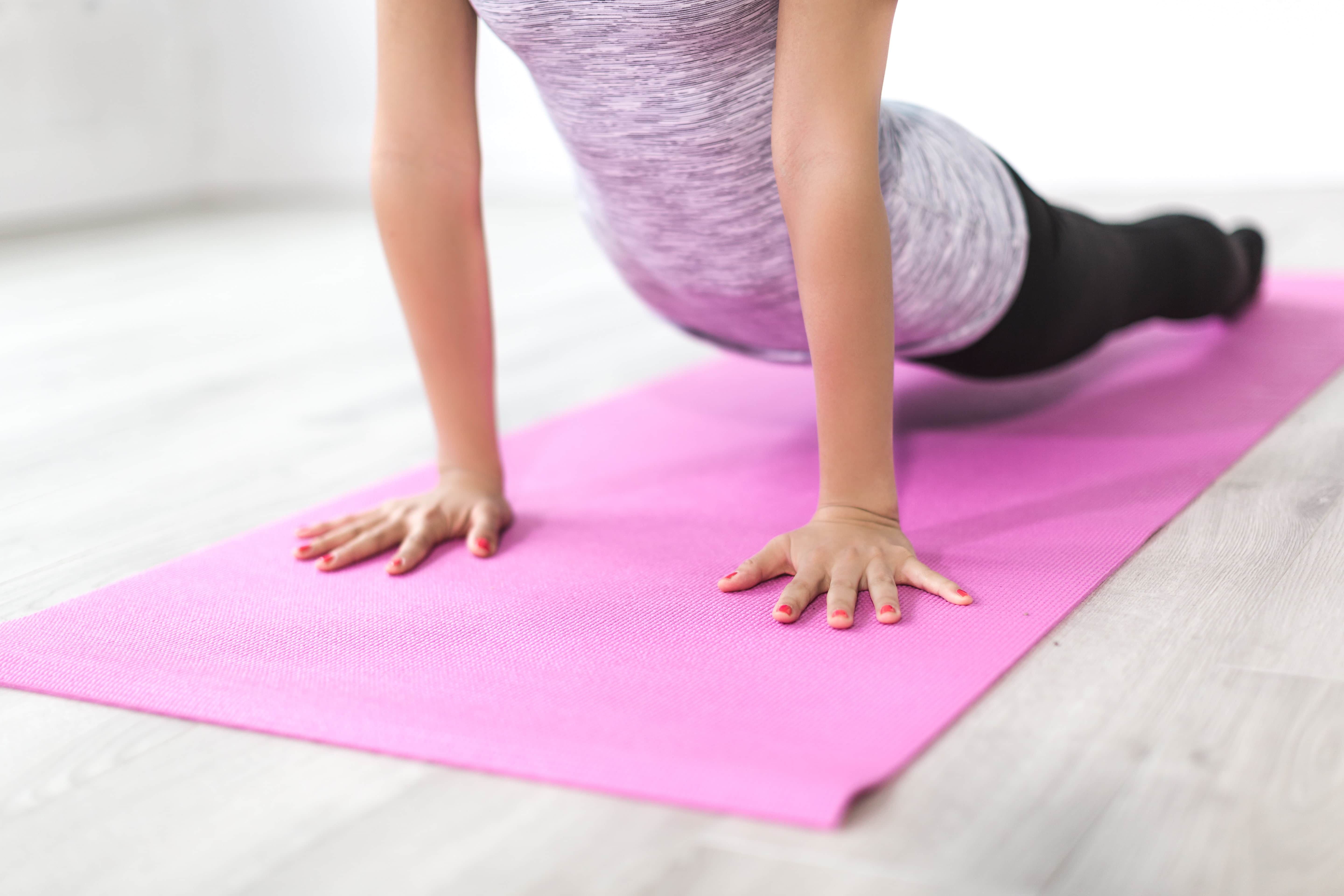 Woman doing yoga